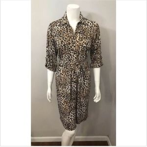 Peck and Peck Leopard Print Dress
